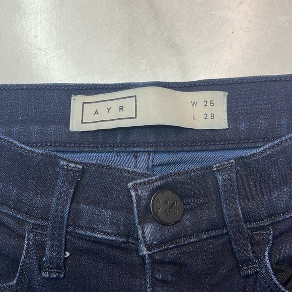 AYR Dark Wash High Rise Skinny Jeans - Picture 5 of 9